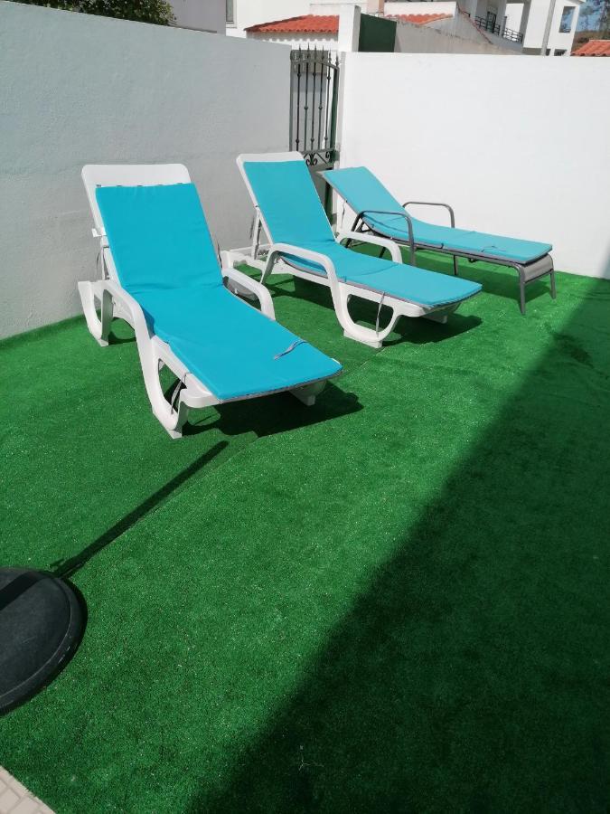 Casinha Res Do Chao Na Nazare Com Quintal E Barbecue Villa Exterior photo